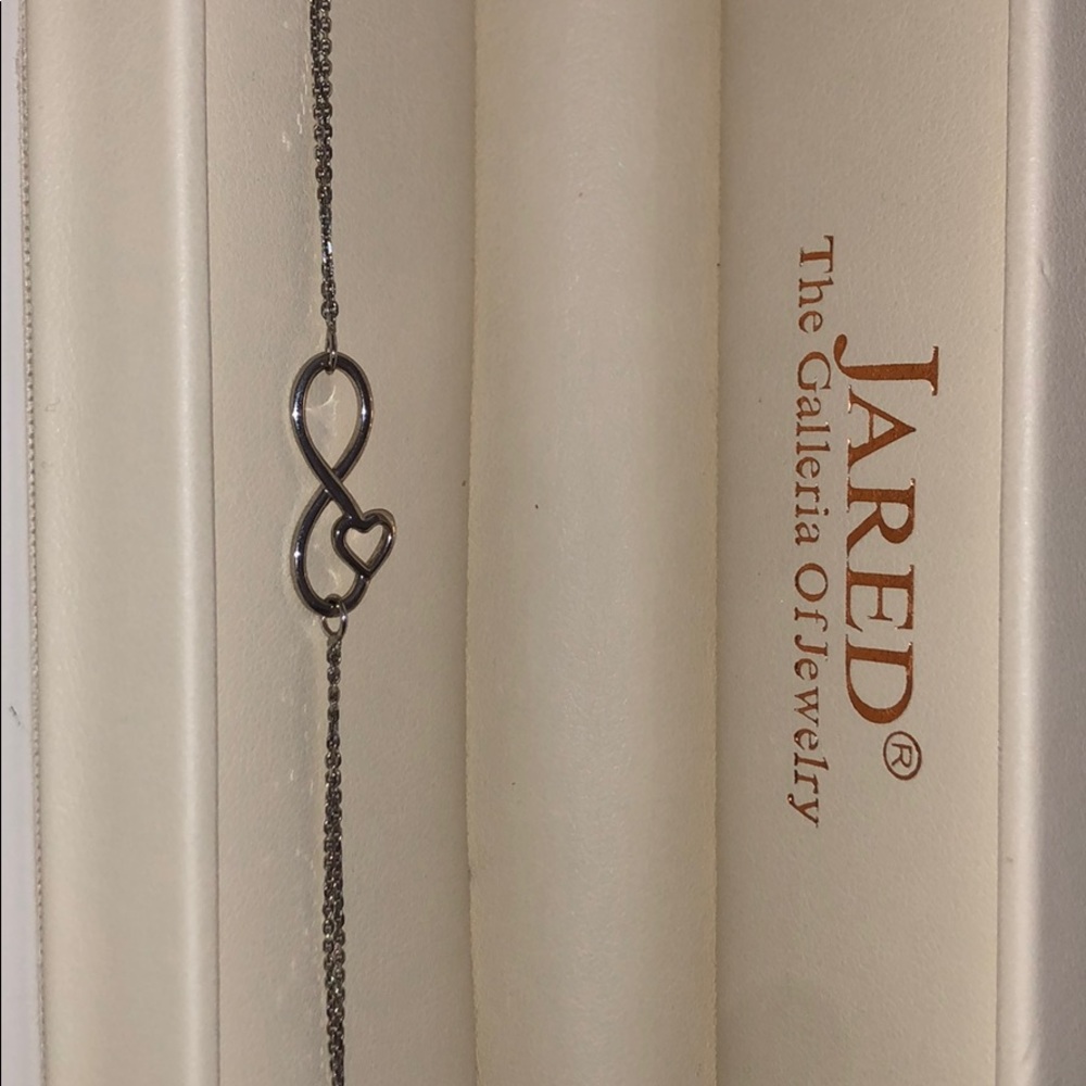 Infinity Heart Bracelet Sterling Silver
